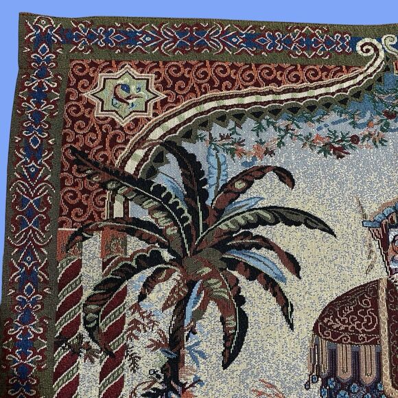 Vtg Bombay Company Elephant Tapestry-26”x36”-EUC - Picture 2 of 10